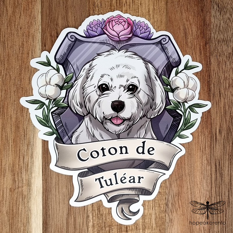 Coton de Tuléar-vaakuna tarra